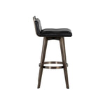 Arizona Leather Swivel Barstool - LOOMLAN - SUNPAN - Bar Stools