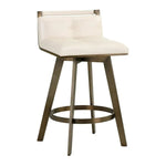 Arizona Leather Swivel Counter Stool - LOOMLAN - SUNPAN - Counter Stools