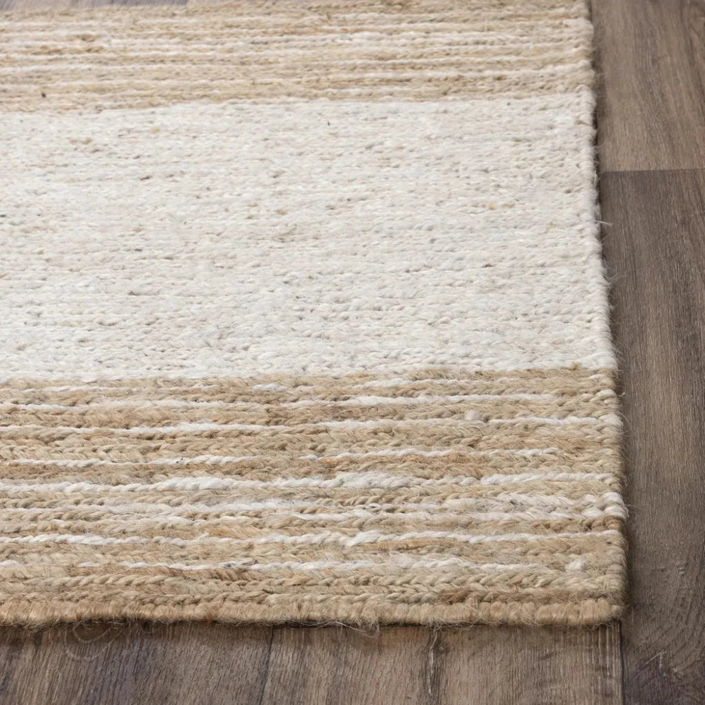 Arka Beige Jute Rug 8x10 For Living Room - LOOMLAN - LOOMLAN - Area Rugs