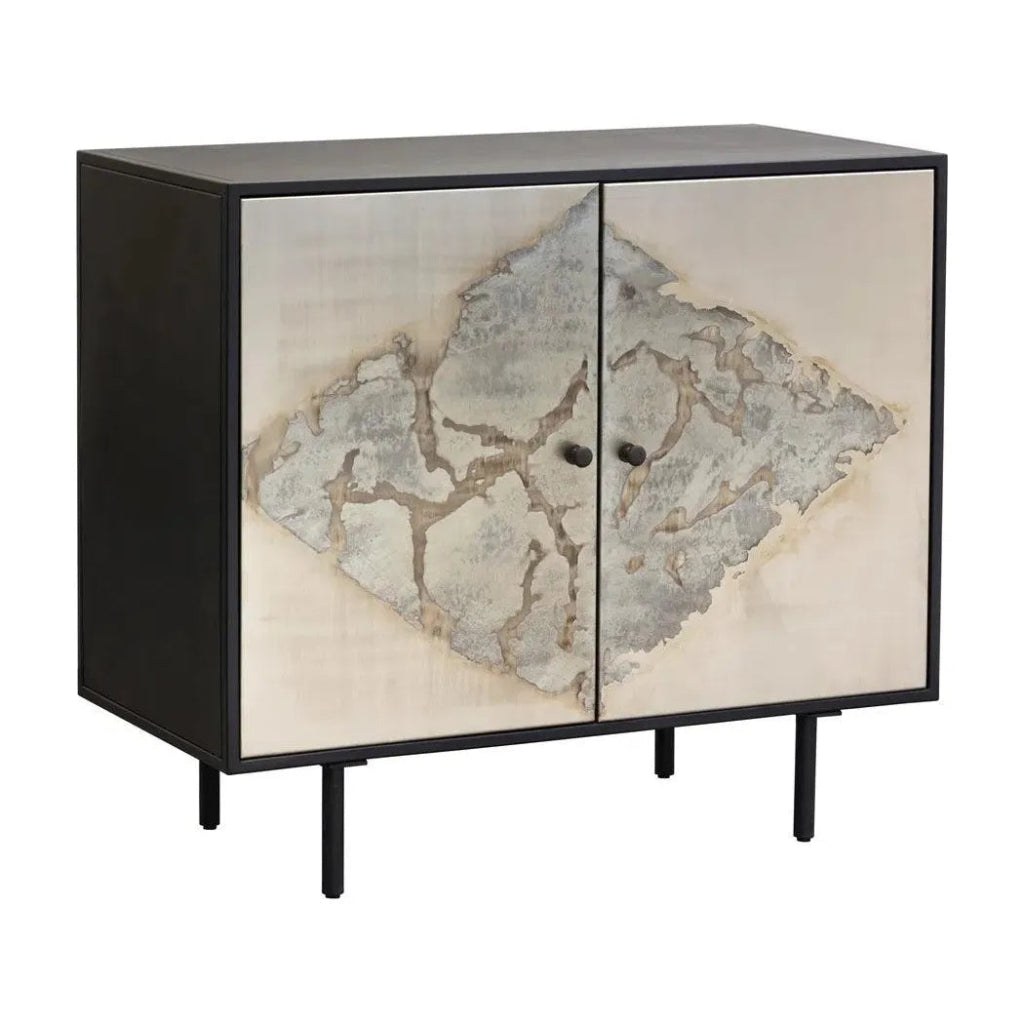 Arlington Black Iron Frame Sideboard - LOOMLAN - SUNPAN - Sideboards