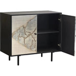 Arlington Black Iron Frame Sideboard - LOOMLAN - SUNPAN - Sideboards