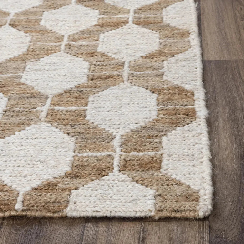 Arma Beige Jute Rug 8x10 For Living Room - LOOMLAN - LOOMLAN - Area Rugs