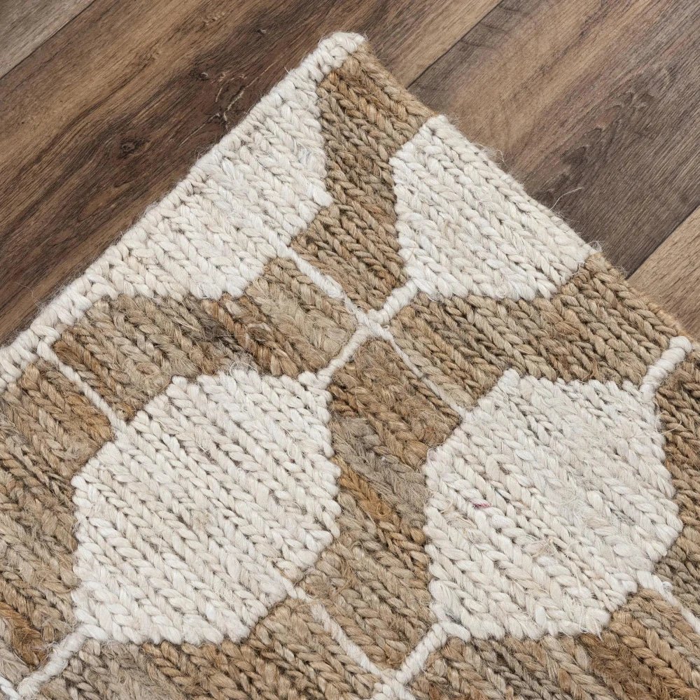 Arma Beige Jute Rug 8x10 For Living Room - LOOMLAN - LOOMLAN - Area Rugs