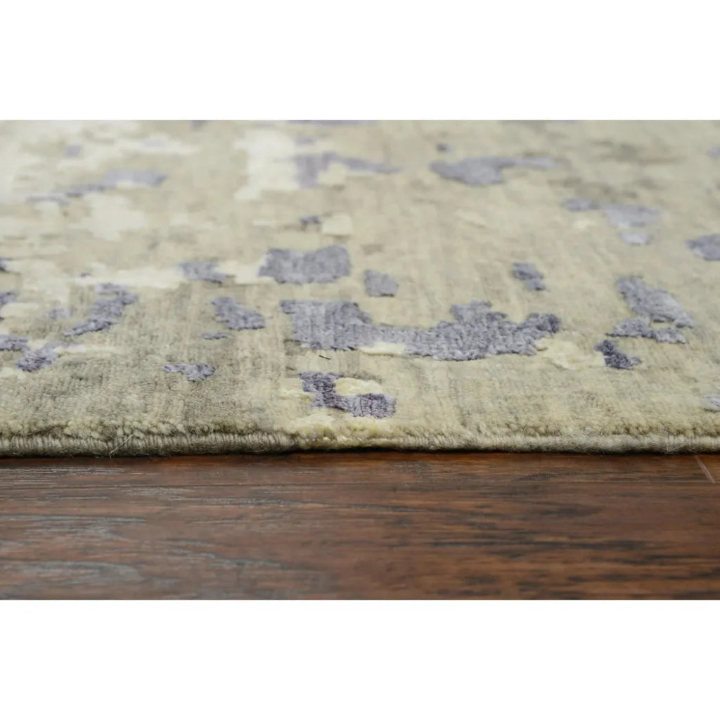 Arol Abstract Purple Large Area Rugs For Living Room - LOOMLAN - LOOMLAN - Area Rugs