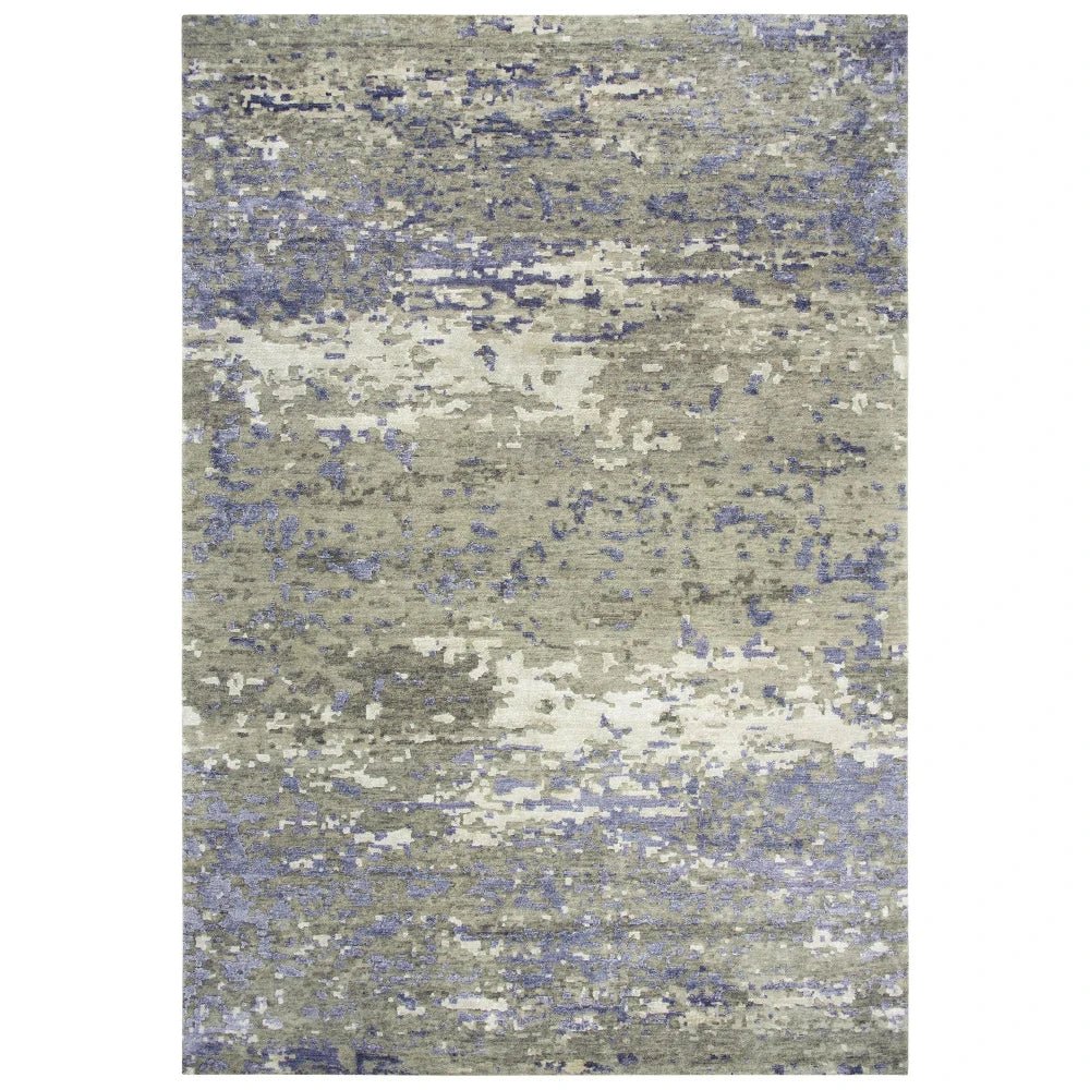 Arol Abstract Purple Large Area Rugs For Living Room - LOOMLAN - LOOMLAN - Area Rugs