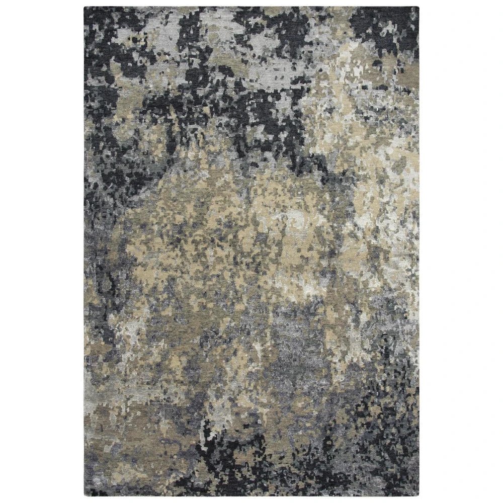 Arse Abstract Charcoal Large Area Rugs For Living Room - LOOMLAN - LOOMLAN - Area Rugs