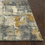 Arti Abstract Gold Large Area Rugs For Living Room - LOOMLAN - LOOMLAN - Area Rugs