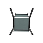 Aruba II Durable Sling Dining Stacking Cafe Chair - LOOMLAN - Outdoor Accent Chairs