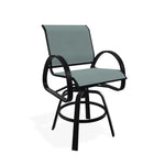 Aruba II Sling Dining Height Stacking Cafe Chair - LOOMLAN - Outdoor Accent Chairs