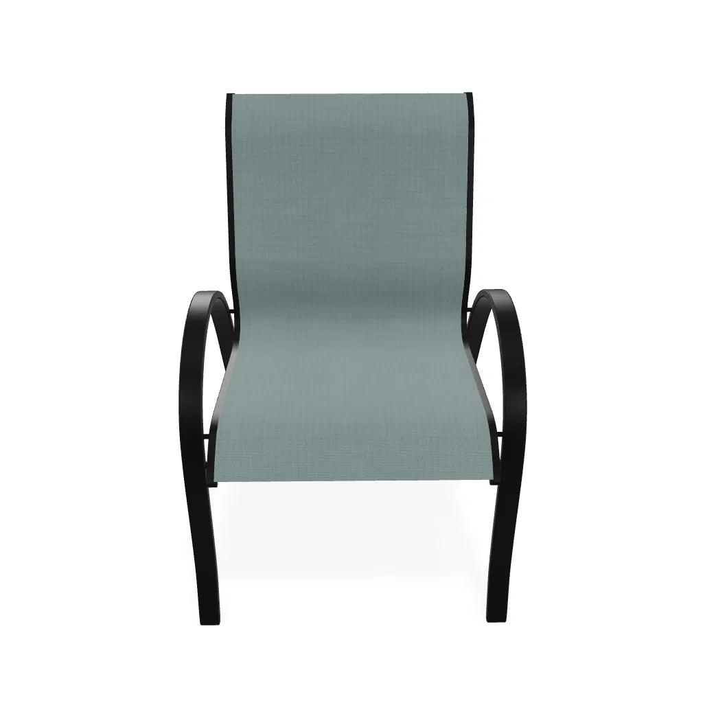 Aruba II Sling Stacking Arm Chair - LOOMLAN - Outdoor Accent Chairs