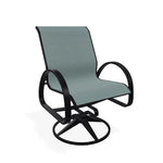 Aruba II Sling Swivel Rocker - LOOMLAN - Outdoor Accent Chairs