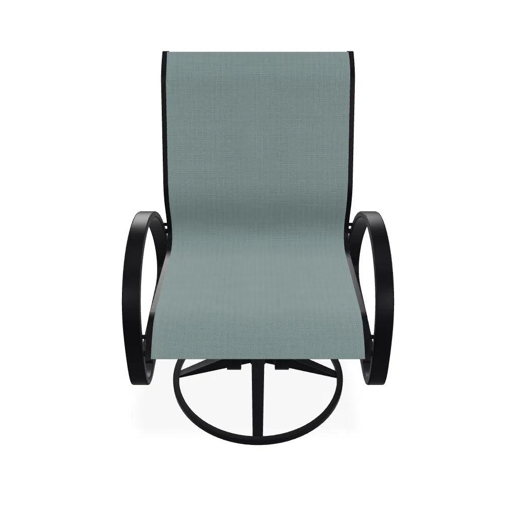 Aruba II Sling Swivel Rocker - LOOMLAN - Outdoor Accent Chairs