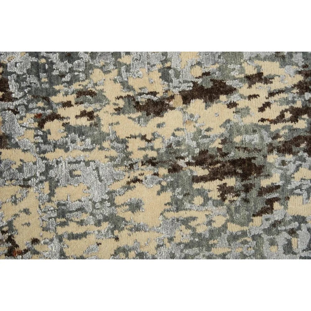 Arvi Abstract Light Gray Large Area Rugs - LOOMLAN - LOOMLAN - Area Rugs