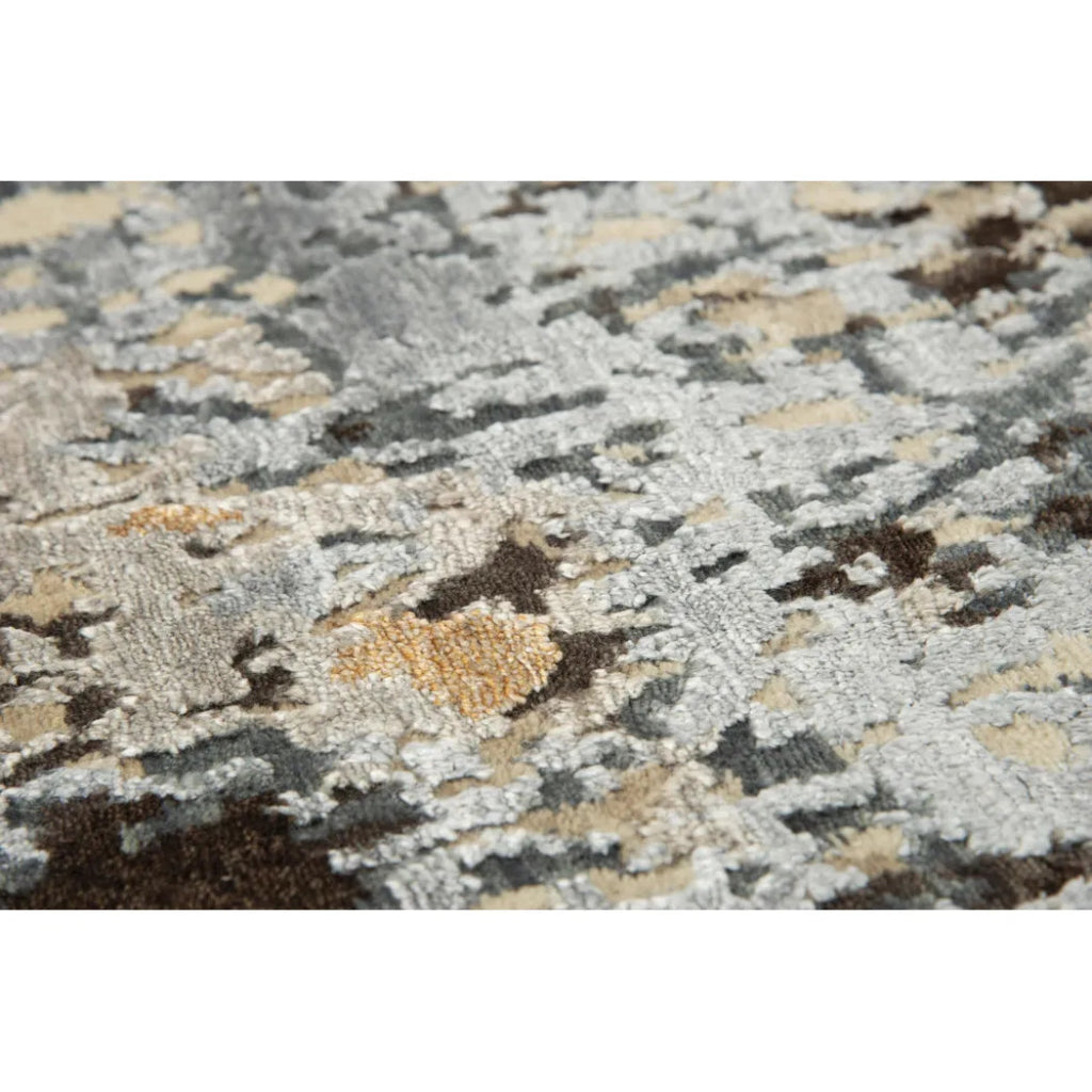 Arvi Abstract Light Gray Large Area Rugs - LOOMLAN - LOOMLAN - Area Rugs