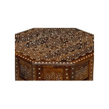 Aryana Artistic Wooden Side table - LOOMLAN - Chelsea House - Side Tables