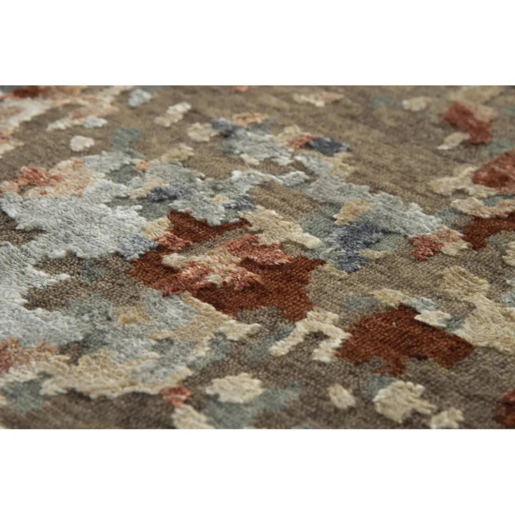 Asa Abstract Rust Large Area Rugs For Living Room - LOOMLAN - LOOMLAN - Area Rugs