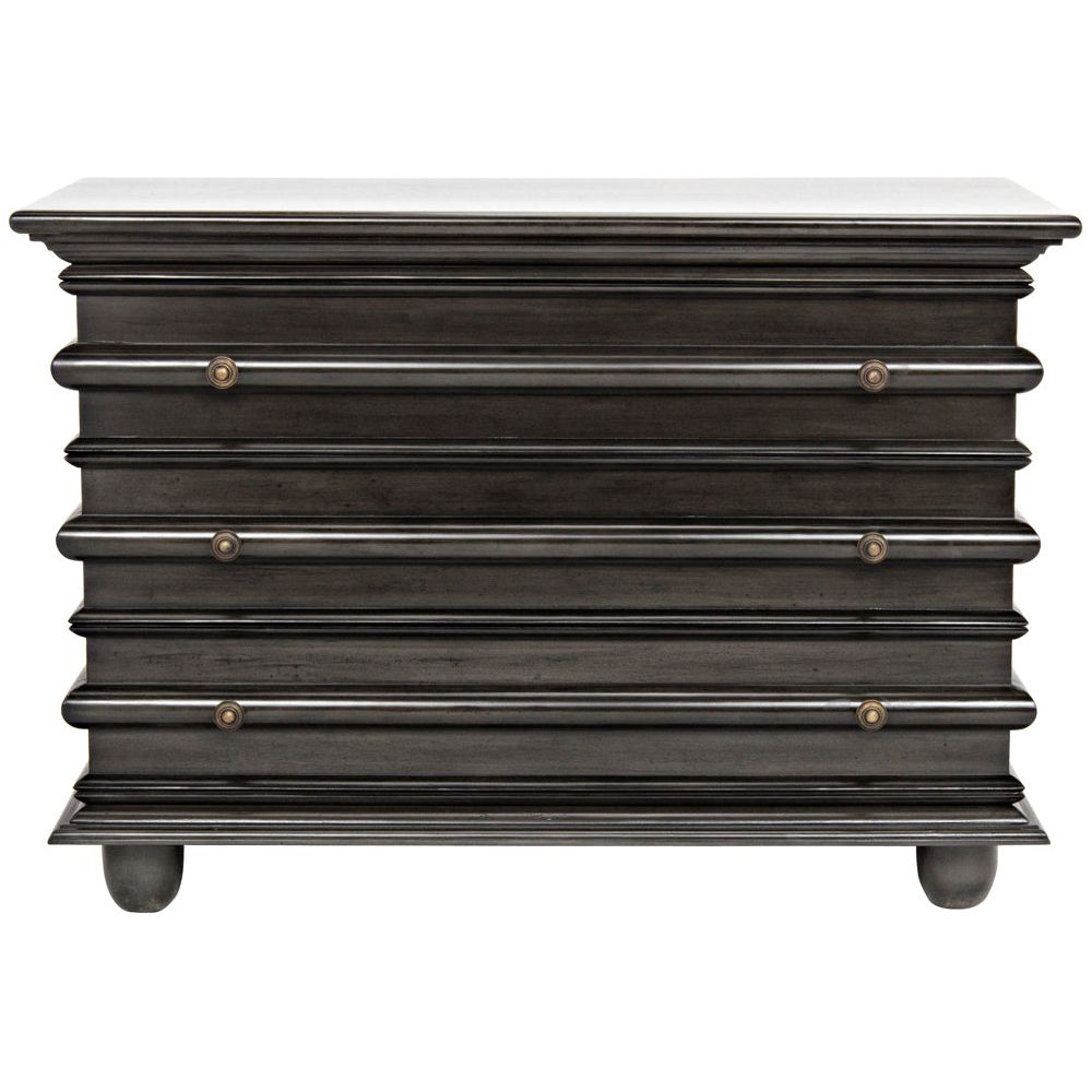 Ascona Three Drawer Wooden Chest - LOOMLAN - Chests