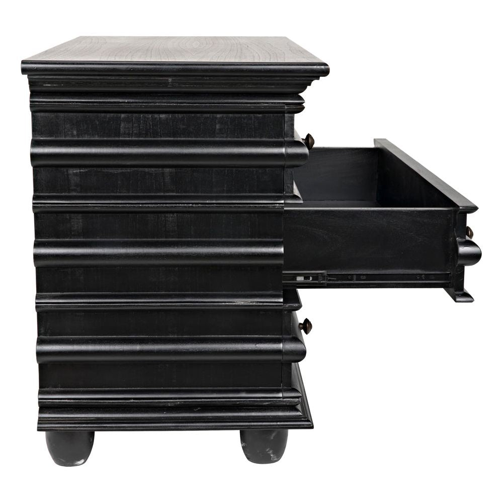 Ascona Three Drawer Wooden Chest - LOOMLAN - Chests