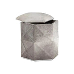 Ashanti Cowhide Small Storage Ottoman - LOOMLAN - SUNPAN - Ottomans