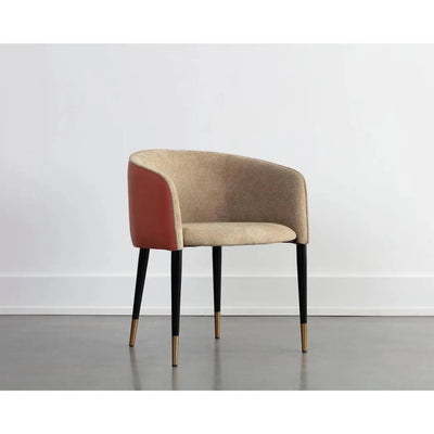 Asher Barrel Back Dining Armchair - LOOMLAN - SUNPAN - Dining Chairs