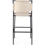 Asher Leather Bar Stool - LOOMLAN - Jamie Young - Bar Stools