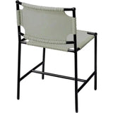 Asher Tan Full Grain Leather Dining Chair - LOOMLAN - Jamie Young - Dining Chairs