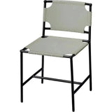 Asher Tan Full Grain Leather Dining Chair - LOOMLAN - Jamie Young - Dining Chairs