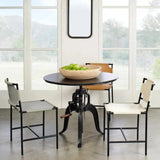 Asher Tan Full Grain Leather Dining Chair - LOOMLAN - Jamie Young - Dining Chairs