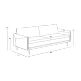 Ashi Performance Fabric Sofa - LOOMLAN - SUNPAN - Sofas & Loveseats