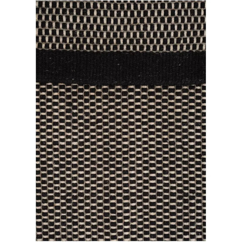 Asko Black Wool Area Rug By Linie Design - LOOMLAN - Linie Design - Area Rugs
