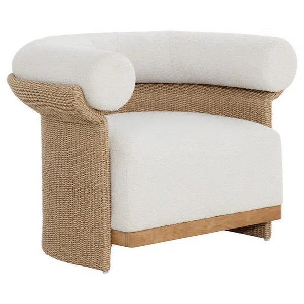 Asos Lounge Chair Louis Cream - Outdoor - LOOMLAN - SUNPAN - Outdoor Lounge Chairs
