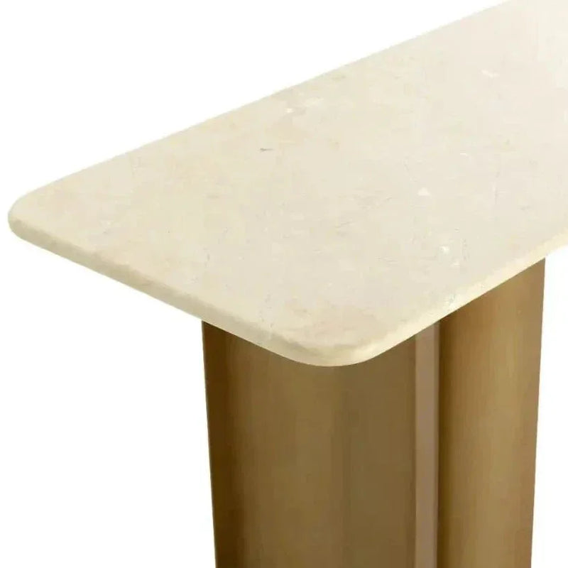 Astara Marble Top Sofa Table - LOOMLAN - SUNPAN - Console Tables