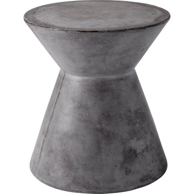 Astley Concrete Outdoor Round End Table - LOOMLAN - SUNPAN - Outdoor Side Tables