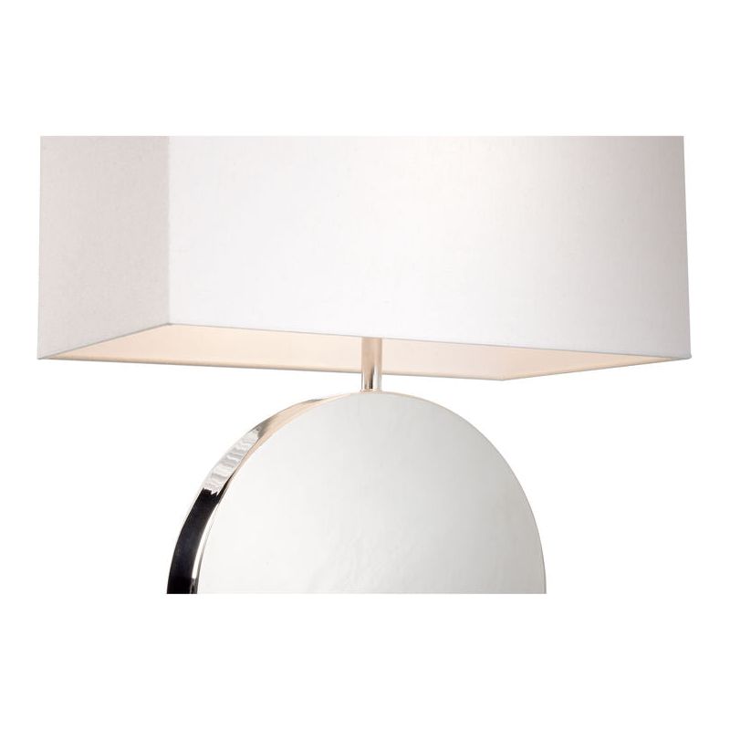 Aston Polished Nickel Finish Table Lamp - LOOMLAN - Wildwood - Table Lamps