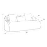 Astrid Fabric Sofa - LOOMLAN - SUNPAN - Sofas & Loveseats