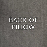 Athenee Smoke Grey Throw Pillow With Insert - LOOMLAN - D.V. Kap - Throw Pillows