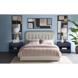 Atherton Wooden Framed Raffia Nightstand - LOOMLAN - SUNPAN - Nightstands