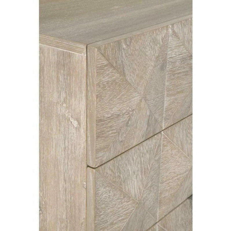 Atlas 6 - Drawer Double Dresser Stainless Steel - LOOMLAN - Essentials For Living - Dressers