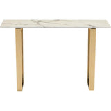 Atlas Console Table White & Gold - LOOMLAN - Zuo Modern - Console Tables