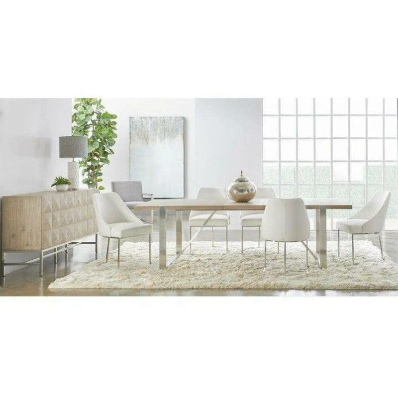 Atlas Media SideboardBrushed Stainless Steel - LOOMLAN - Essentials For Living - Sideboards