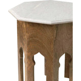 Atlas Small Marble Mid Century Side Table - LOOMLAN - Jamie Young - Side Tables