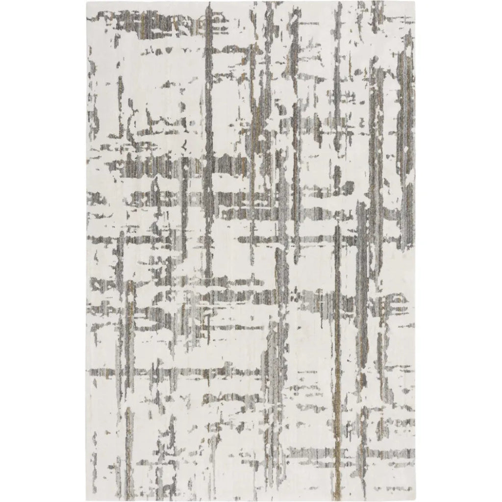 Atte Abstract / Gray Large Area Rugs For Living Room - LOOMLAN - LOOMLAN - Area Rugs