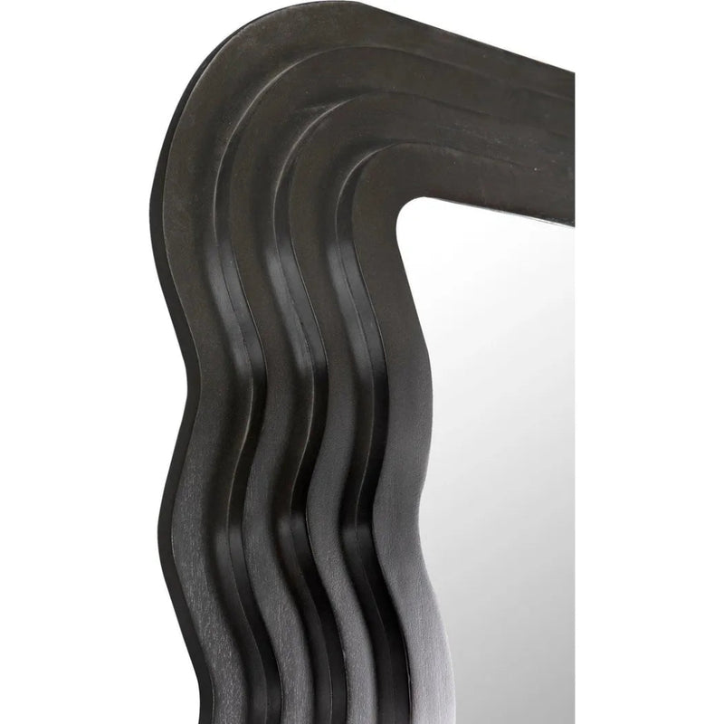 Atticus Black Floor Mirror - LOOMLAN - Noir - Floor Mirrors