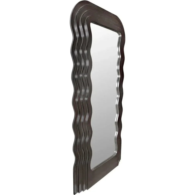 Atticus Black Floor Mirror - LOOMLAN - Noir - Floor Mirrors