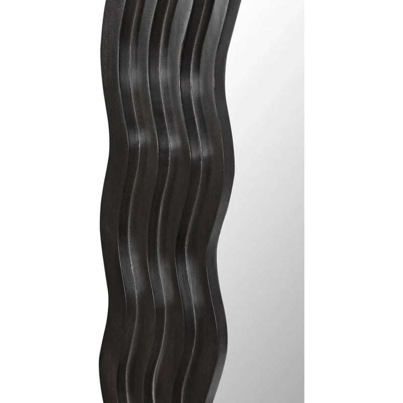 Atticus Black Floor Mirror - LOOMLAN - Noir - Floor Mirrors