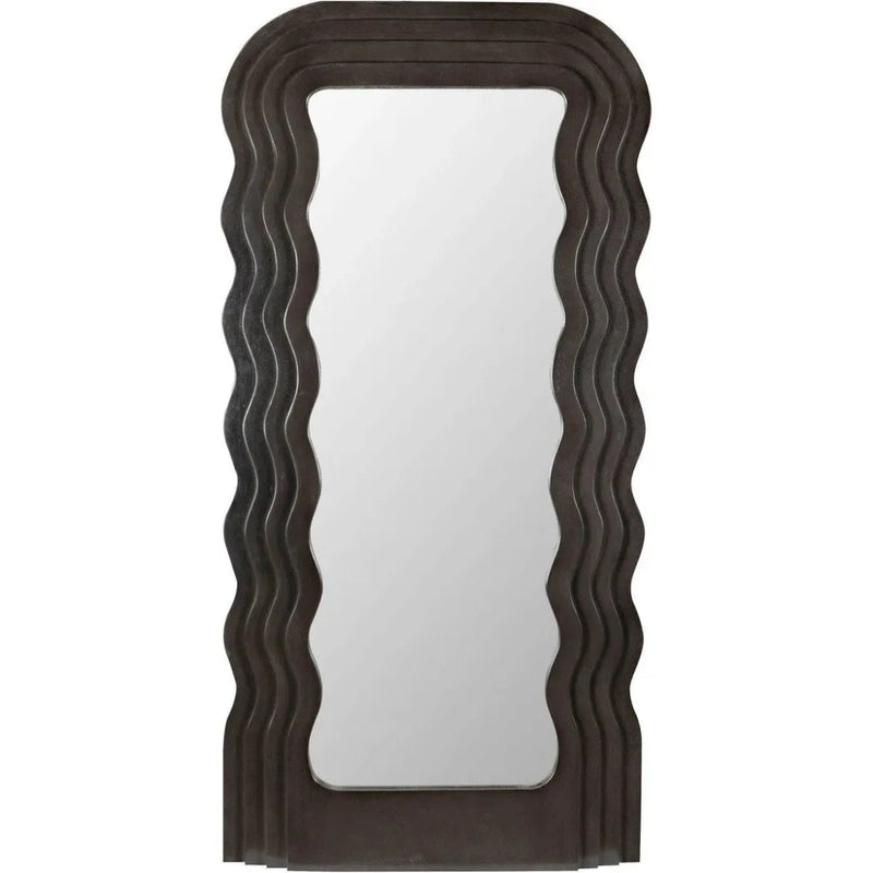 Atticus Black Floor Mirror - LOOMLAN - Noir - Floor Mirrors