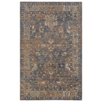 Attu Floral Charcoal Large Area Rugs For Living Room - LOOMLAN - LOOMLAN - Area Rugs