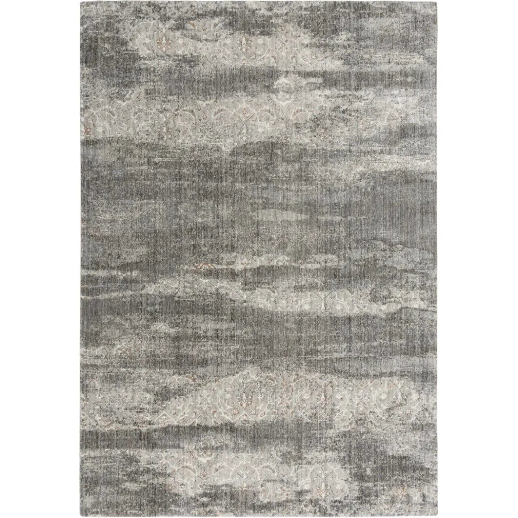 Atum Abstract Gray Large Area Rugs For Living Room - LOOMLAN - LOOMLAN - Area Rugs