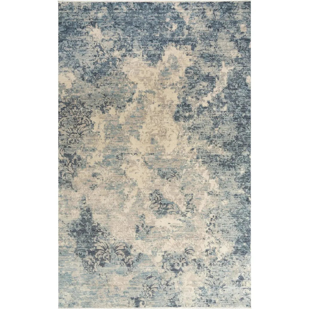 Aura Blue Large Area Rugs For Living Room - LOOMLAN - LOOMLAN - Area Rugs