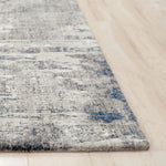 Auri Abstract Gray/ Blue Large Area Rugs - LOOMLAN - LOOMLAN - Area Rugs